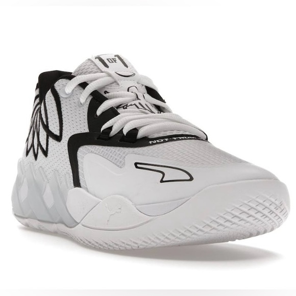 Puma M.E.L.O Ball MB.01 Lo. Size 9. Black & white. Original shoe strings. - Picture 2 of 8